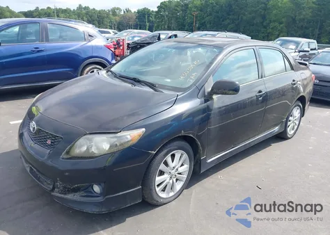 2010 Toyota Corolla S z USA, uszkodzony, nr VIN 2T1BU4EEXAC364264